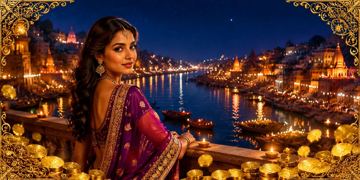 Varanasi Ghat themed slot offering serenely animated reels and festive signs